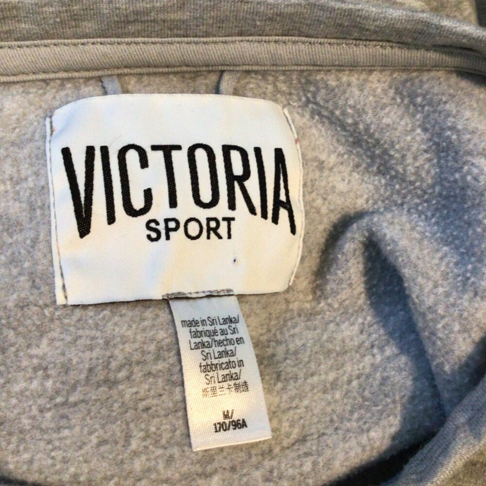 Victoria Sport Gray Pullover Crew Neck Sweatshirt - Picture 6 of 7